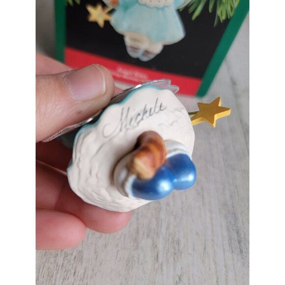Hallmark Angel Kitty 1990 ornament Xmas - Picture 6 of 6